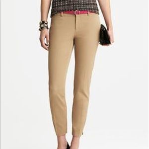 Banana Republic Slim Ankle Pants Sz 6 Mojave
